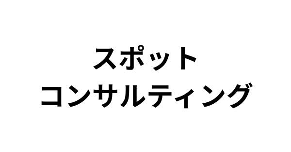 スポットコンサルティング